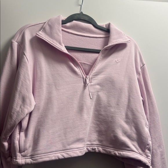 Lululemon Cotton Terry Tennis Half Zip - Picture 4 of 5